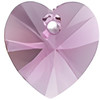 Swarovski Crystal Heart Pendant 10mm IRIS 6228