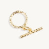 TOGGLE CLASP-Round 16mm-14K Gold Plated