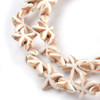 Starfish 15mm Beige Imitation Turquoise Beads Strand