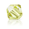 ACID YELLOW Preciosa Crystal Bicone Beads 4mm