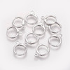 Ear Wire LEVERBACK w/Loop 15x11mm Platinum Plated