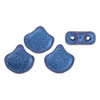 Ginkgo Beads METALLIC SUEDE BLUE