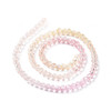 Eureka BASICS Faceted Round Glass Beads 4mm PINK
