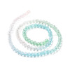 Eureka BASICS Faceted Round Glass Beads 4mm SEA GREEN