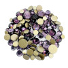 Krakovski Flat Back Rhinestones TANZANITE Assorted SS4-SS20