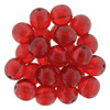 Czech Glass 2mm Round Druk Beads SIAM RUBY