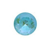 Krakovski Crystal Chaton 8mm AQUAMARINE Delite Fireglow 1088