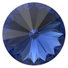 Recreated DARK SAPPHIRE 1122 Swarovski Crystal Rivoli Stone 14mm