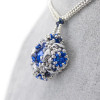 1122 Swarovski Crystal Rivoli Stone 14mm Recreated DARK SAPPHIRE