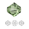 Swarovski Crystal Bicone Beads 4mm PERIDOT 5328