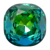 Krakovski Crystal Cushion Fancy Stone 16mm GREEN SPHINX