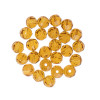 Krakovski Crystal Faceted Round Beads 4mm AMBER