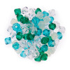 Preciosa Crystal Bicone Beads 4mm THE QUEEN'S GARDEN Mix
