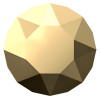 Swarovski Crystal Chaton Stone 8mm Crystal Aurum 1088
