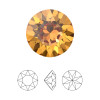 Swarovski Crystal Chaton Stone 8mm DARK ORANGE 1088