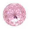 Krakovski Crystal Round Stone 14mm LIGHT ROSE LOTUS
