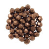 Czech Glass FIREPOLISH Beads 4mm MATTE DK BRONZE