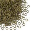 ANTIQUE BRONZE PLATED  Jump Rings 5mm 21 Gauge