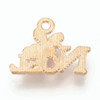 Charm-NOEL-Enamel Plated 14x19mm