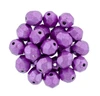 Firepolish 6mm Czech Glass Beads SATURATED METALLIC SPRING CROCUS