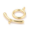 18K Gold Plated TOGGLE CLASP-Round 14x10mm