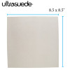 Ultrasuede Sheet BONE 8.5x8.5-in