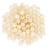 Czech Glass 3mm Round Druk Beads LUSTER OPQUE CHAMPAGNE