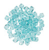 Krakovski Crystal Bicone Beads 4mm LT. TURQUOISE