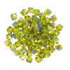 Krakovski Crystal Bicone Beads 4mm OLIVINE IRIS