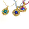Flora Medallion Pendant Tutorial by The Little Beading Closet