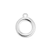 Silver Plated TOGGLE CLASP Round 16mm LOOP