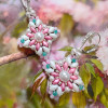 Cherry Blossoms Earrings Tutorial by Bronzepony Beaded Jewelry
