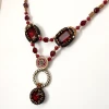 Red Queen Necklace Beading Tutorial by Jules & Rose