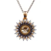 Eternal Sun Medallion Pendant Tutorial by Eureka Crystal Beads