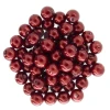 Krakovski Crystal Round Pearls 6mm BORDEAUX
