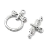 TOGGLE CLASP Dragonfly 12mm Platinum Plated