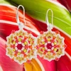 Candy Garden Earrings Tutorial by Eureka Crystal Beads