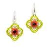 Rice Blossom Earrings Tutorial by The Little Beading Closet