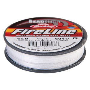 FireLine CRYSTAL CLEAR 6LB Size D 0.006 diameter (50yards)