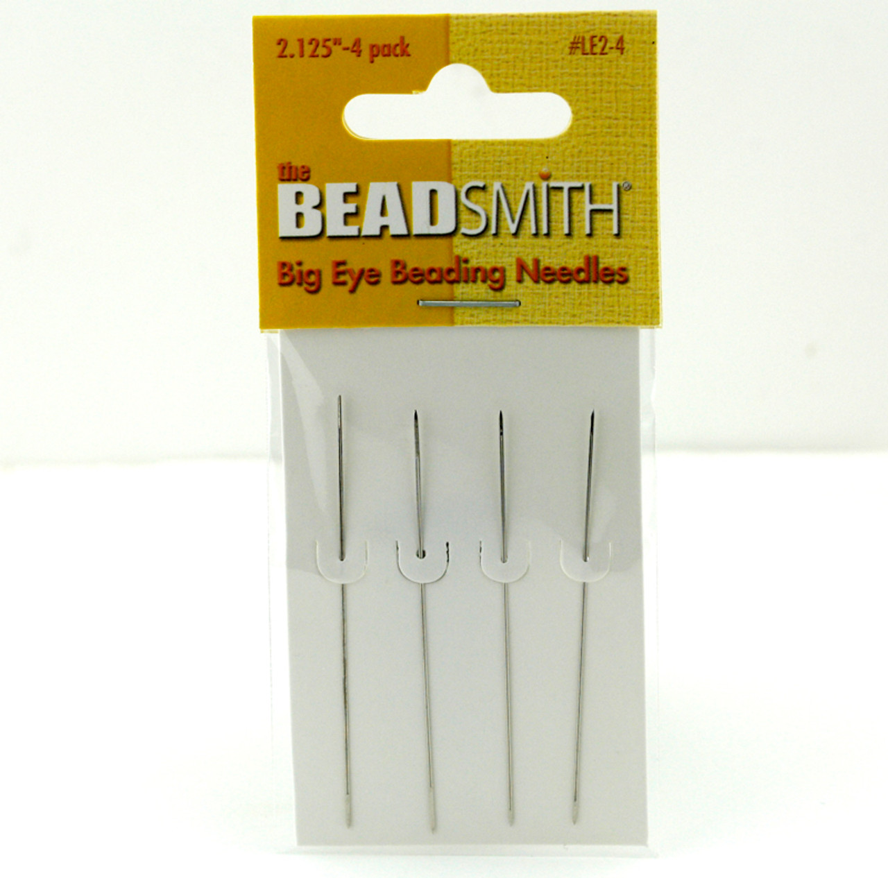 Big Eye Beading Needle, Small 2.125 (4 Pieces)