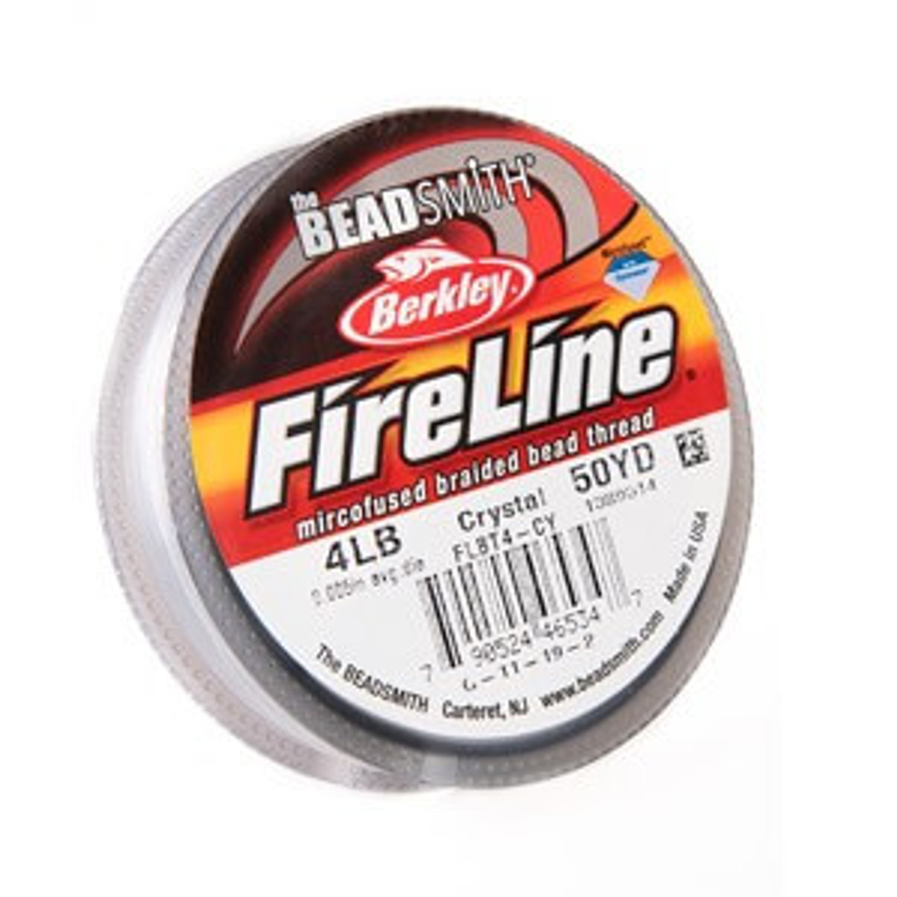 FireLine 4 lb. Crystal, 50 Yards Microfused Braided Bead Thread