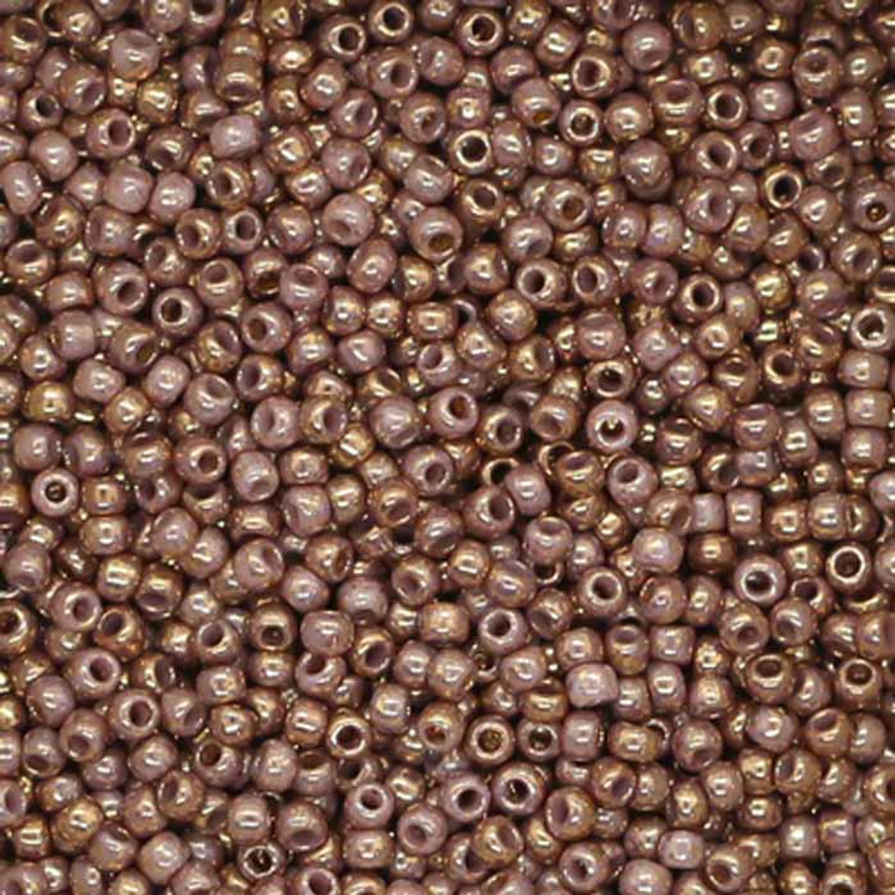 size 15/0 seed beads , color #58 Gold , (#1858)