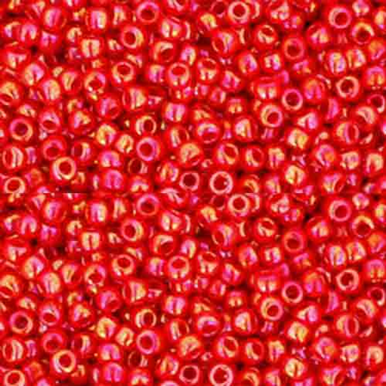 Toho Opaque Lustered Cherry Round 8/0 Seed Bead