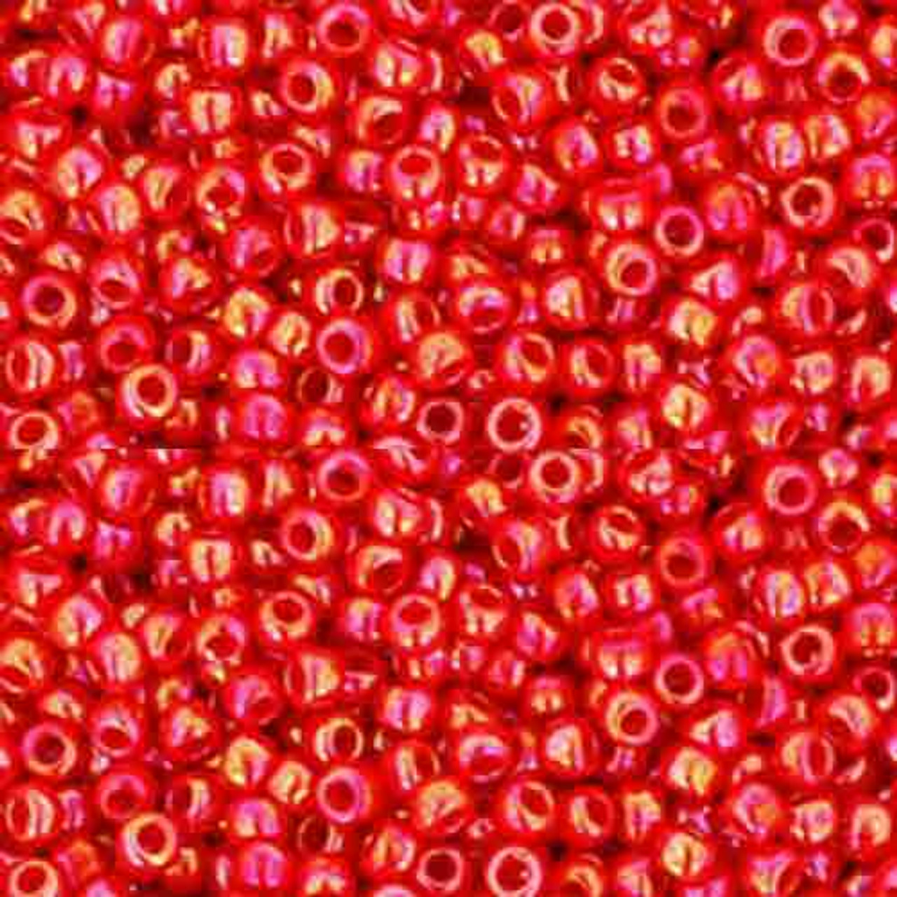 Toho Round Seed Bead 11/0 Permanent Finish Galvanized Peach Coral 2.5-inch  Tube (552PF)