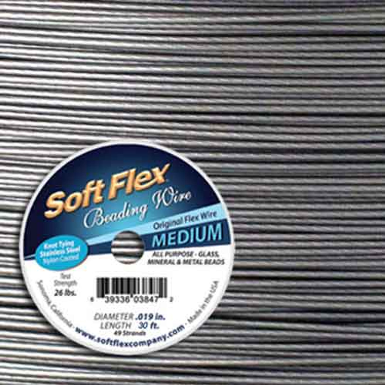 Soft Touch .019 Medium 100FT (Silver Satin)