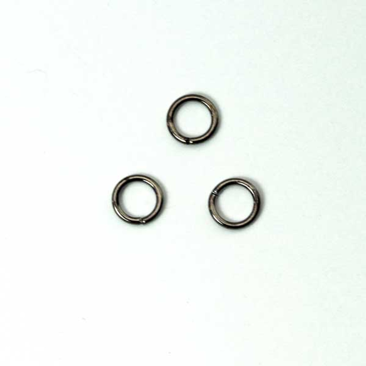 Gun Metal Plated Open Jump Rings 6mm 19 Gauge (100 pcs) — Beadaholique