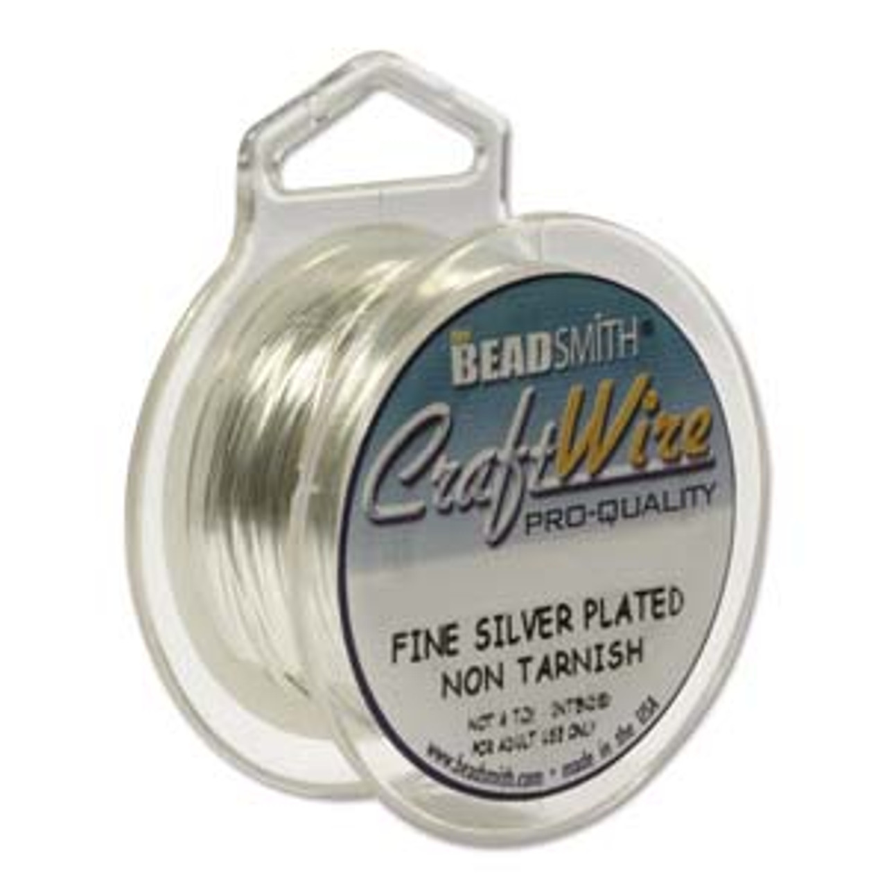 Silver Plated Non Tarnish Wire 28 Ga. 1 Spools 15 Yard Craft Wire