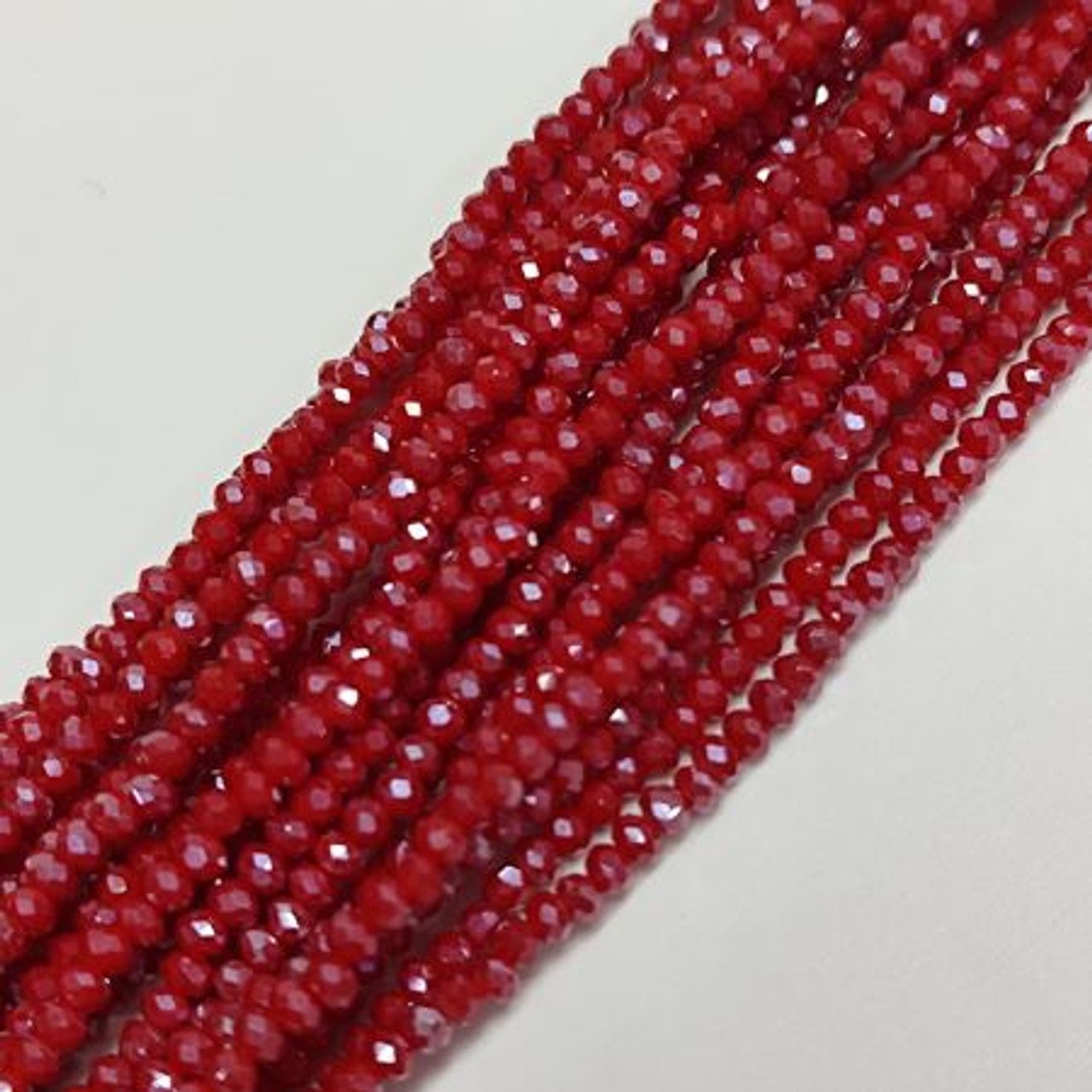 Faceted Chinese Crystal Spacer Bead - 3x2mm | Eureka Crystal Beads