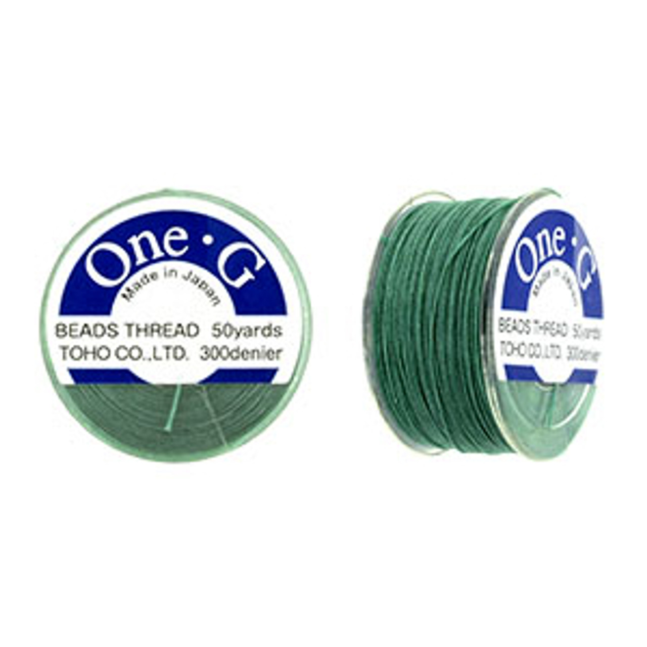 Toho One-G Nylon Beading Thread, Mint Green (50 Yard Spool