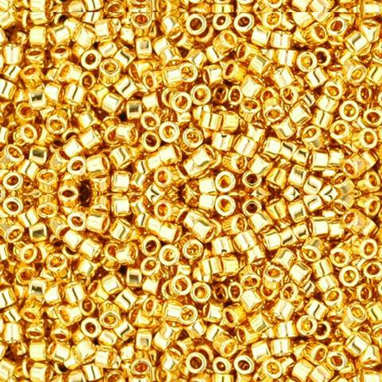 Toho TREASURE Seed Beads 11/0 24K GOLD PLATE 2.5 Tube